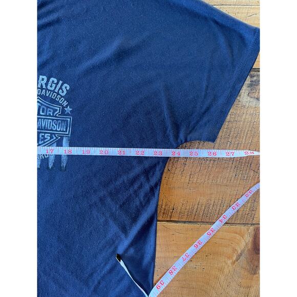 Womens Harley Davidson Black Sturgis Black Hills Rally Short Sleeve Shirt‎ Large - Picture 6 of 11